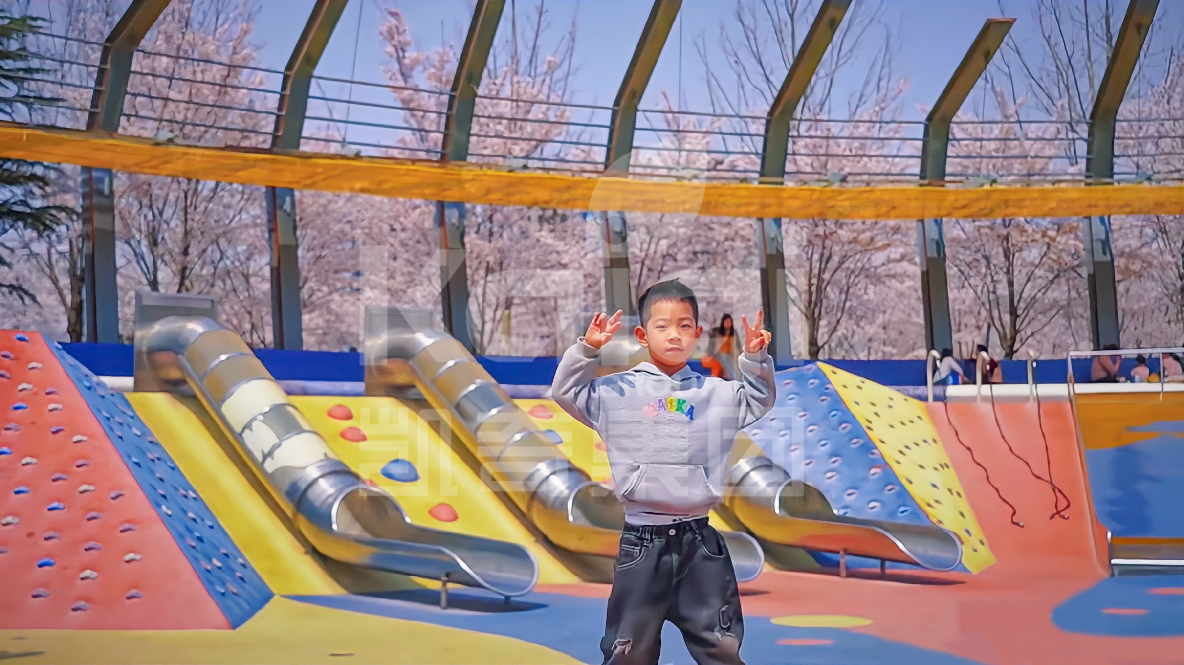 膠州三里河兒童樂園 | 置身生態(tài)綠廊，開啟游樂之旅